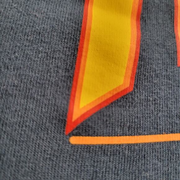 VTG Thrasher Magazine‎ Burn it Down T-shirt M Blue Flame Logo Skateboard Graphic - Picture 12 of 13